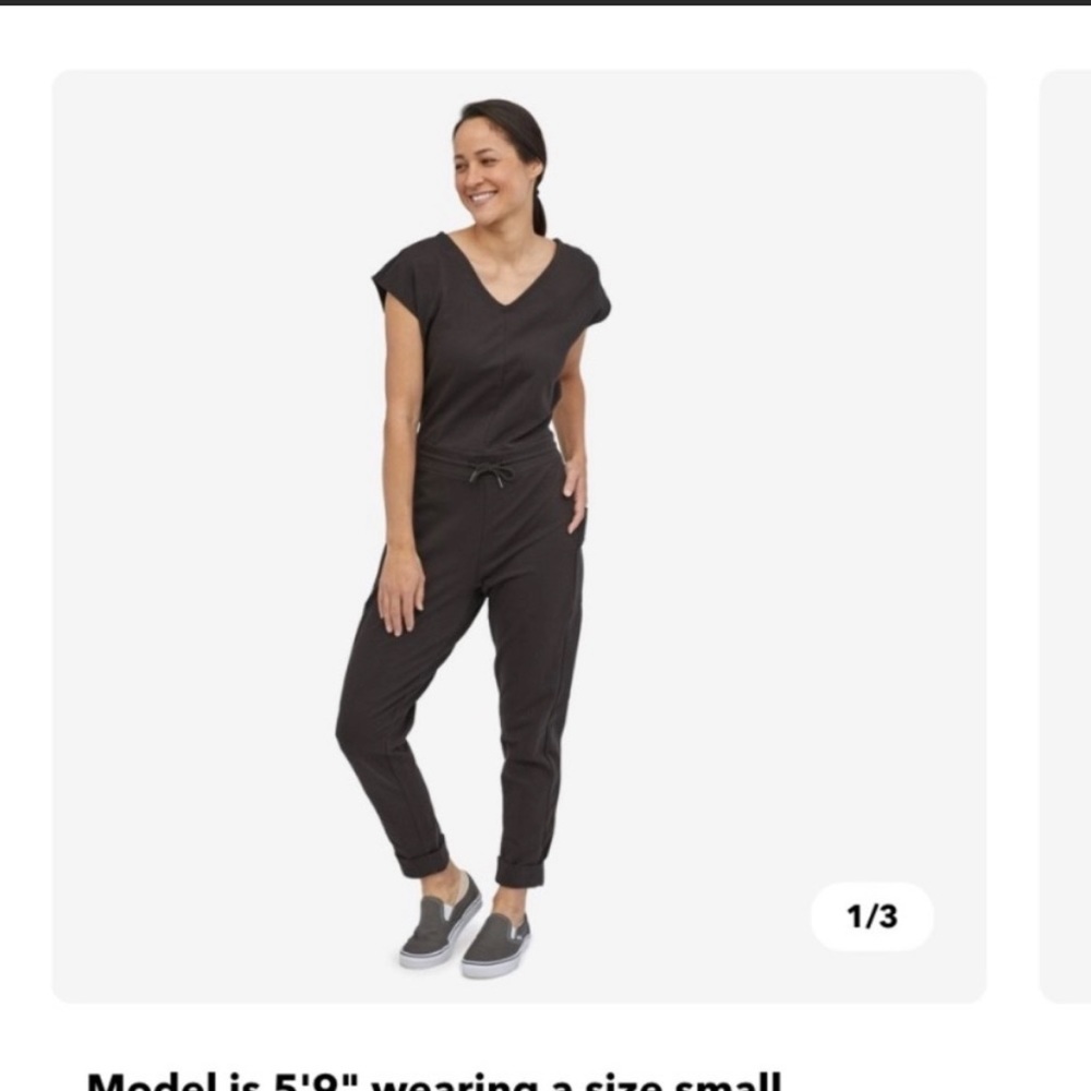 Patagonia Organic Jumpsuit Peekaboo cutout back